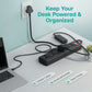 PowerSpan S4 Extension Board with 4 Universal Sockets (Black)