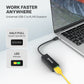 Type C to RJ45 Ethernet Converter Befit E6