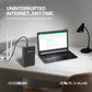 Trot R7 Mini UPS Power Bank for WIFI Router (Black)