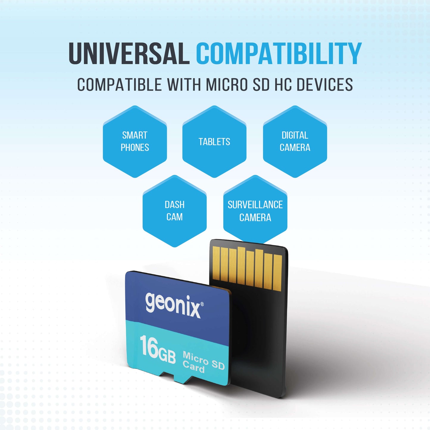 Geonix 16GB micro SD Memory Card