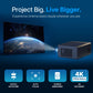 Portable Vista V8 Smart Projector 4K Full HD 1080P