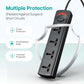 PowerSpan S4 Extension Board with 4 Universal Sockets (Black)