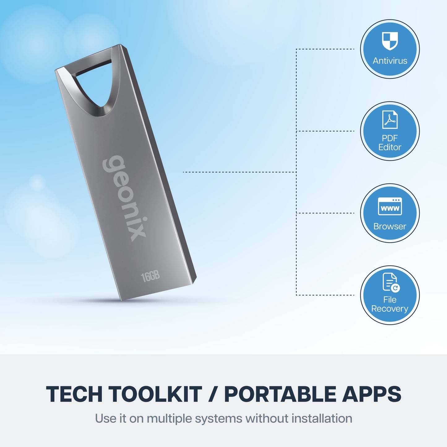 Geonix 16GB USB 2.0 Pendrive