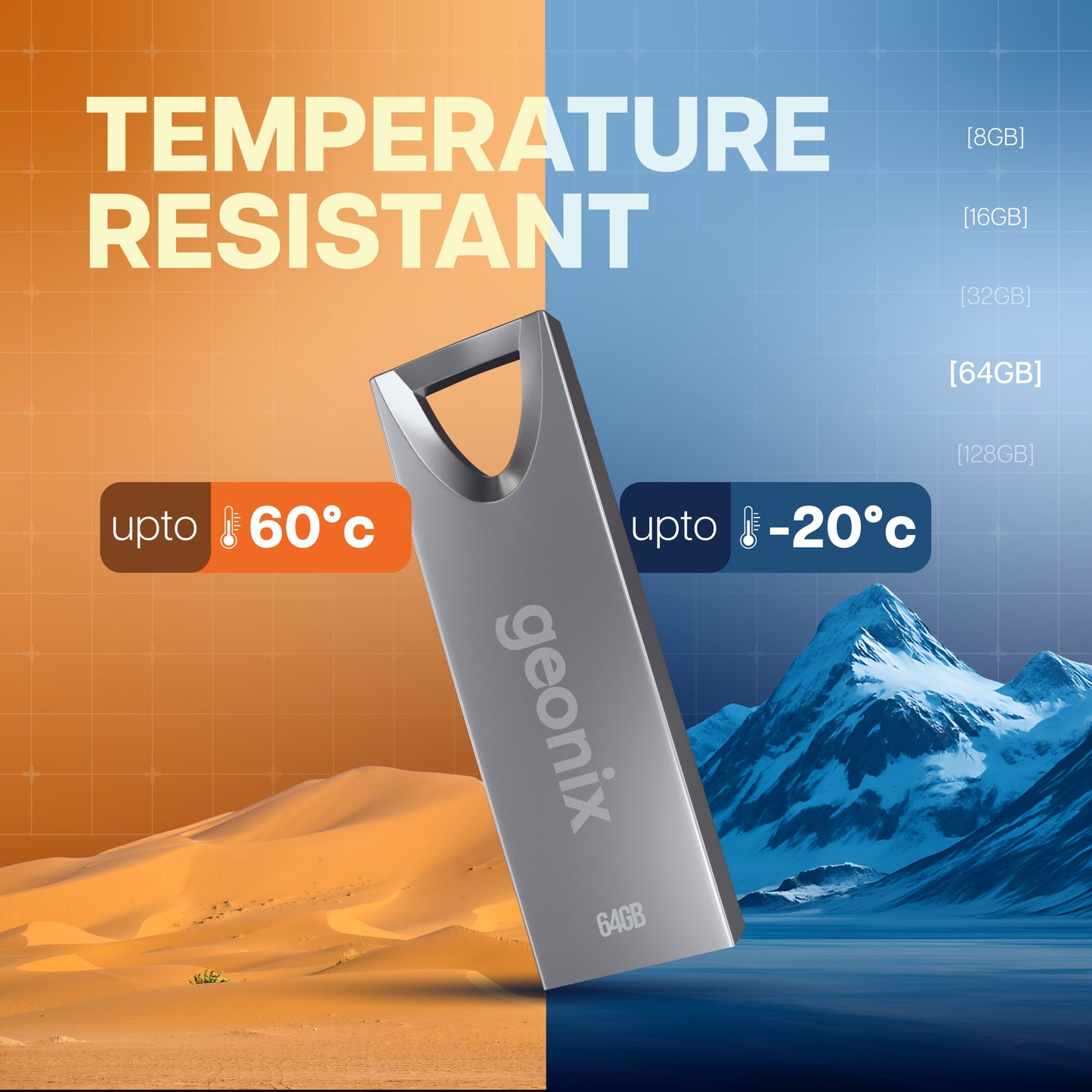 Geonix 64GB USB 2.0 Pendrive